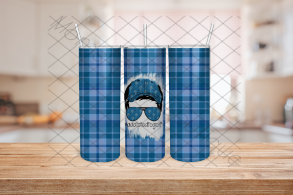Addicted to Golf, Tumbler, Sublimation: A Designer's Look