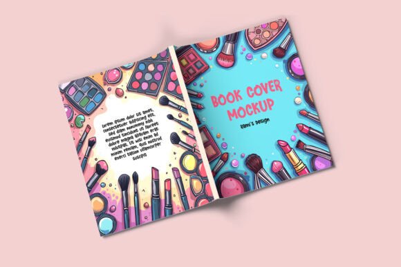 Elevate Your Book Design with a Seamless Open Cover Mockup