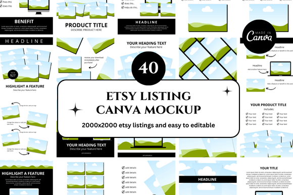 Elevate Your Etsy Shop with Professional Listing Mockups