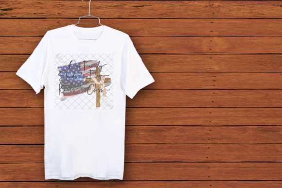 Our Family, Flag, Cross, Sublimation: A Designer’s Deep Dive