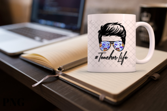 Teacher Life, Man Messy Bun, Teacher: The Font That Understands Your Busy Creative World